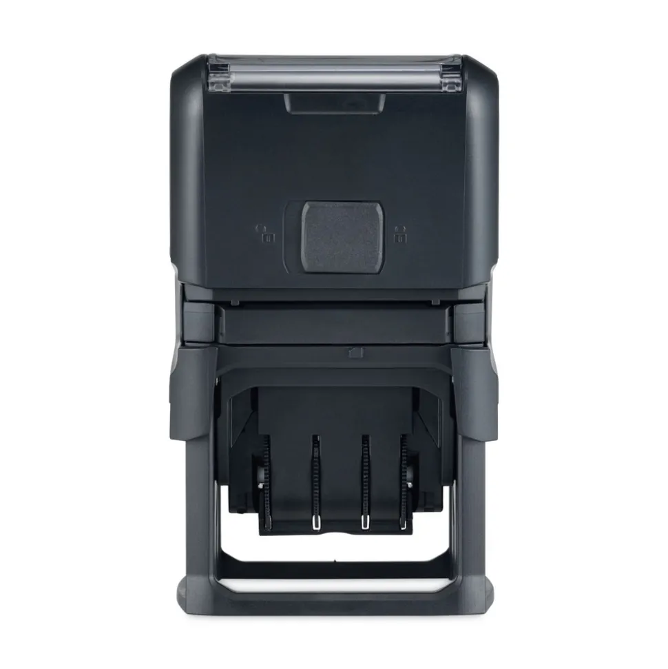 Trodat 1.63 in. x 1 in. Printy Economy 5-in-1 Self-Inking Date Stamp - Blue/Red