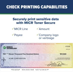 TROY MICR Laser Printer with Locking Tray