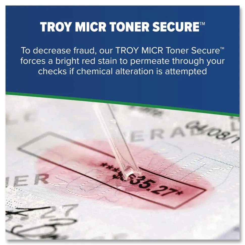 TROY 02-W1380X-001 High-Yield MICR Toner Secure, Alternative for TROY/HP 02-W1380X-001 - Black