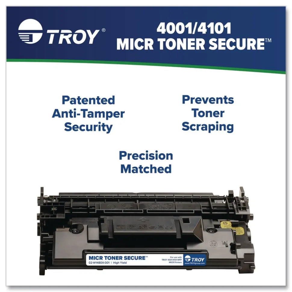 TROY 02-W1480X-001 High-Yield Toner, Alternative for HP 02-W1480X-001 - Black