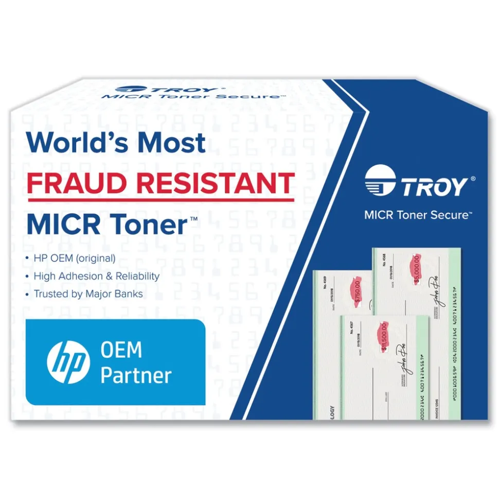 TROY 25X High-Yield MICR Toner Secure Alternative for HP CF325X - Black