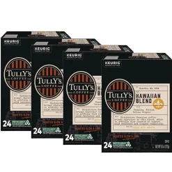 Tully's Coffee 5000373793 Coffee K-Cups - Hawaiian Blend (96/Carton)