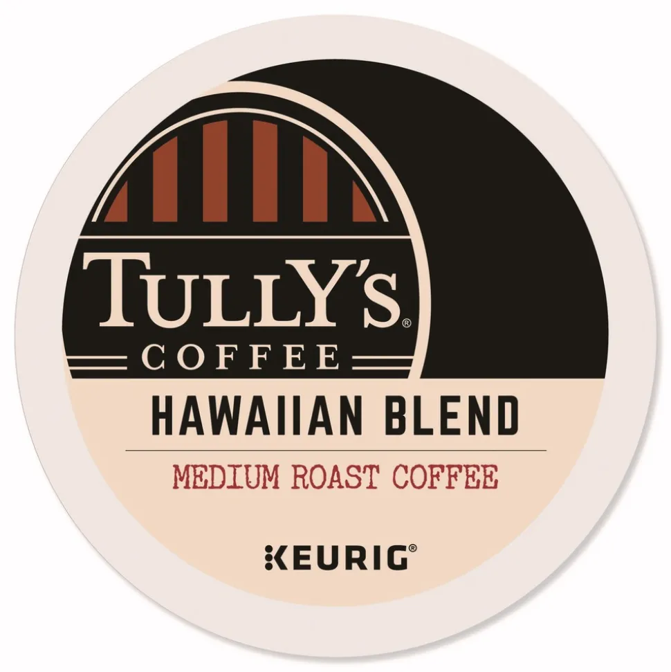 Tully's Coffee 5000373793 Coffee K-Cups - Hawaiian Blend (96/Carton)