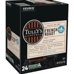 Tully's Coffee 5000373779 Coffee K-Cups - French Roast (96/Carton)