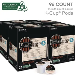 Tully's Coffee 5000373779 Coffee K-Cups - French Roast (96/Carton)