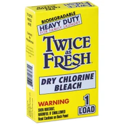 Twice as Fresh Heavy Duty 1 Load Coin-Vend Powdered Chlorine Bleach (100/Carton)