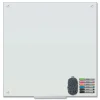 U Brands 35 in. x 35 in. Magnetic Glass Dry Erase Board Value Pack - Frosted White