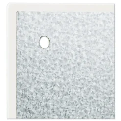 U Brands 35 in. x 35 in. Magnetic Glass Dry Erase Board Value Pack - Frosted White