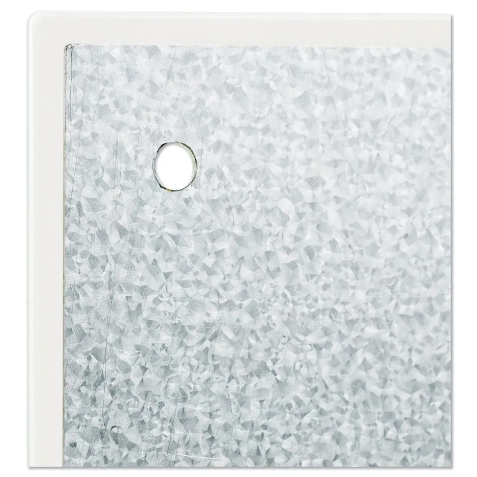 U Brands 35 in. x 35 in. Magnetic Glass Dry Erase Board Value Pack - Frosted White