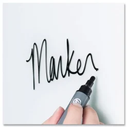 U Brands 35 in. x 23 in. Magnetic Glass Dry Erase Board Value Pack - Frosted White