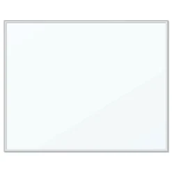 U Brands 20 in. x 16 in. Magnetic Dry Erase Board - White Surface, Silver Aluminum Frame