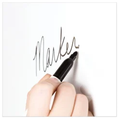 U Brands 23 in. x 17 in. 4N1 Magnetic Dry Erase Combo Board - Tan/White Surface, Silver Aluminum Frame