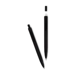 U Brands 0.7 mm HB (#2) Cambria Soft Touch Mechanical Pencil - Black Lead, Black Barrel (12/Pack)