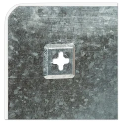 U Brands 12 x 12 Cubicle Glass Dry Erase Board - White Surface