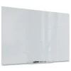 U Brands 35 x 23 Floating Glass Dry Erase Board - White