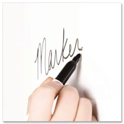 U Brands 35 x 23 Floating Glass Dry Erase Board - White