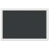 U Brands 30 x 20 Magnetic Chalkboard with Decor Frame - Black Surface/White Wood Frame