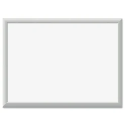 U Brands 23 x 17 Magnetic Dry Erase Board with Aluminum Frame - White Surface/Silver Frame
