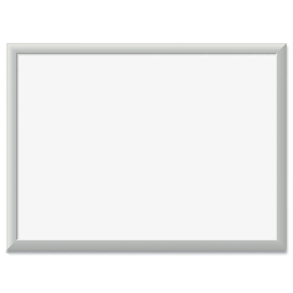 U Brands 23 x 17 Magnetic Dry Erase Board with Aluminum Frame - White Surface/Silver Frame