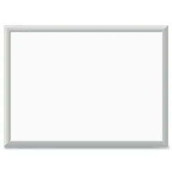 U Brands 23 x 17 Melamine Dry Erase Board - White Surface/Silver Frame