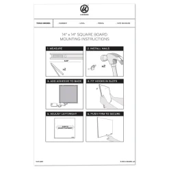 U Brands 14 x 14 Tile Board Value Pack (1-Set)