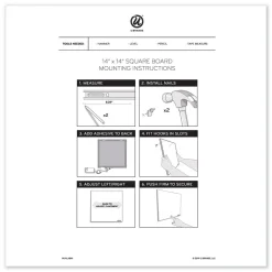U Brands 14 x 14 Tile Board Value Pack (1-Set)