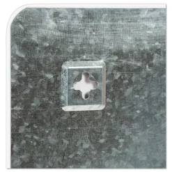 U Brands 20 x 5.5 Undated One-Week Cubicle Glass Dry Erase Board - White Surface