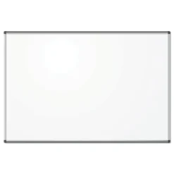 U Brands PINIT 72 in. x 48 in. Magnetic Dry Erase Board - White Surface/Satin Aluminum Frame