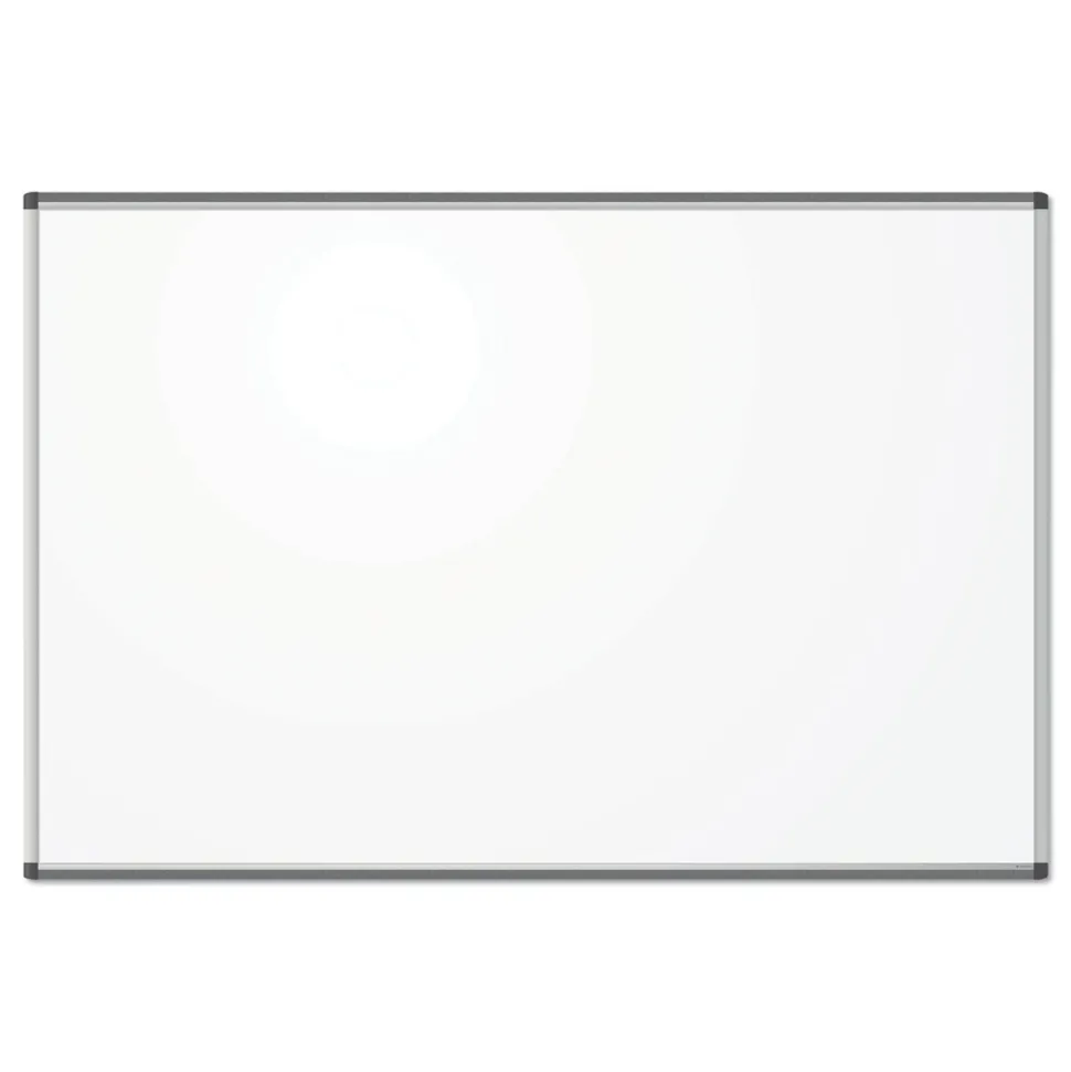 U Brands PINIT 72 in. x 48 in. Magnetic Dry Erase Board - White Surface/Satin Aluminum Frame