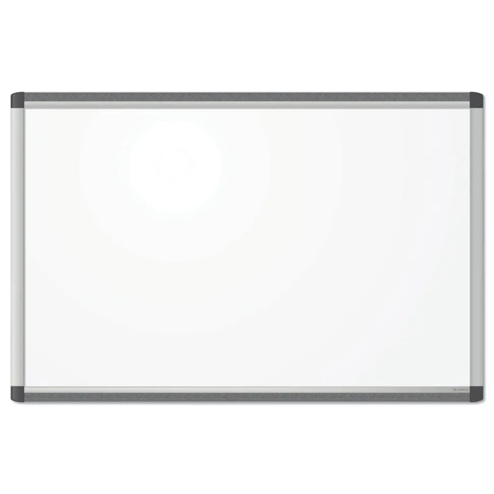 U Brands PINIT 35 x 23 Magnetic Dry Erase Board - White