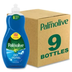 Ultra Palmolive 32 oz. Bottle Oxy Dishwashing Liquid - Fresh Scent (9/Carton)