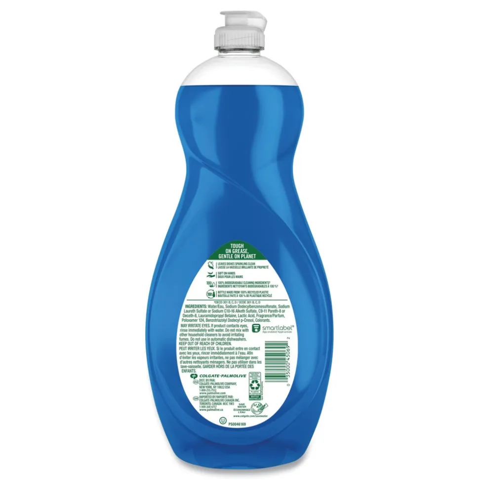 Ultra Palmolive 32 oz. Bottle Oxy Dishwashing Liquid - Fresh Scent (9/Carton)
