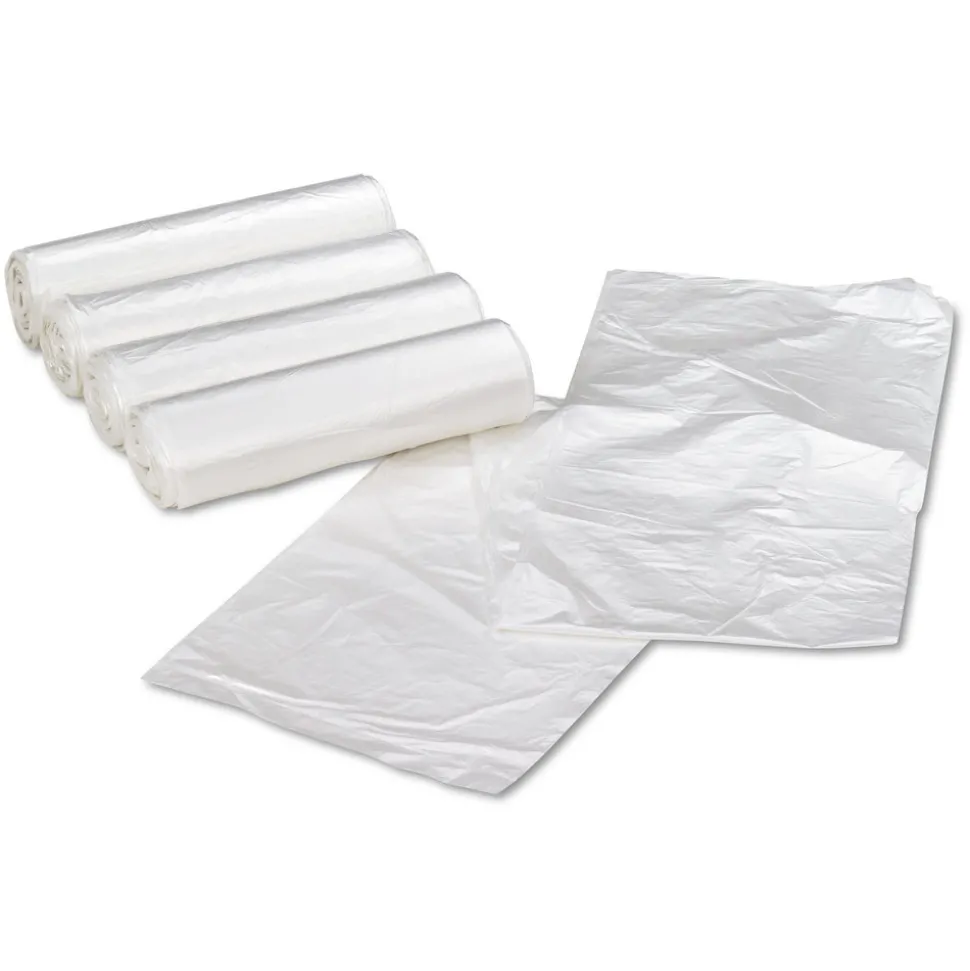 Ultra Plus 33 in. x 40 in. 11 mic 33 Gallon Can Liners - Natural (100/Carton)