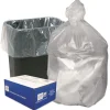 Ultra Plus 24 in. x 33 in. 16-Gallon 8 mic. Can Liners - Natural (1000/Carton)