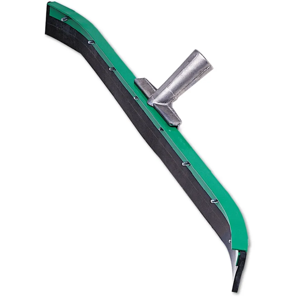 Unger 24 in. Wide Blade Curved Aquadozer Heavy-Duty Squeegee - Black Rubber