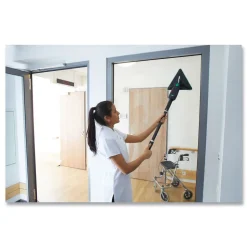 Unger 10.25 in. x 9 in. Glass Cleaning Pads - Green (5/Pack)