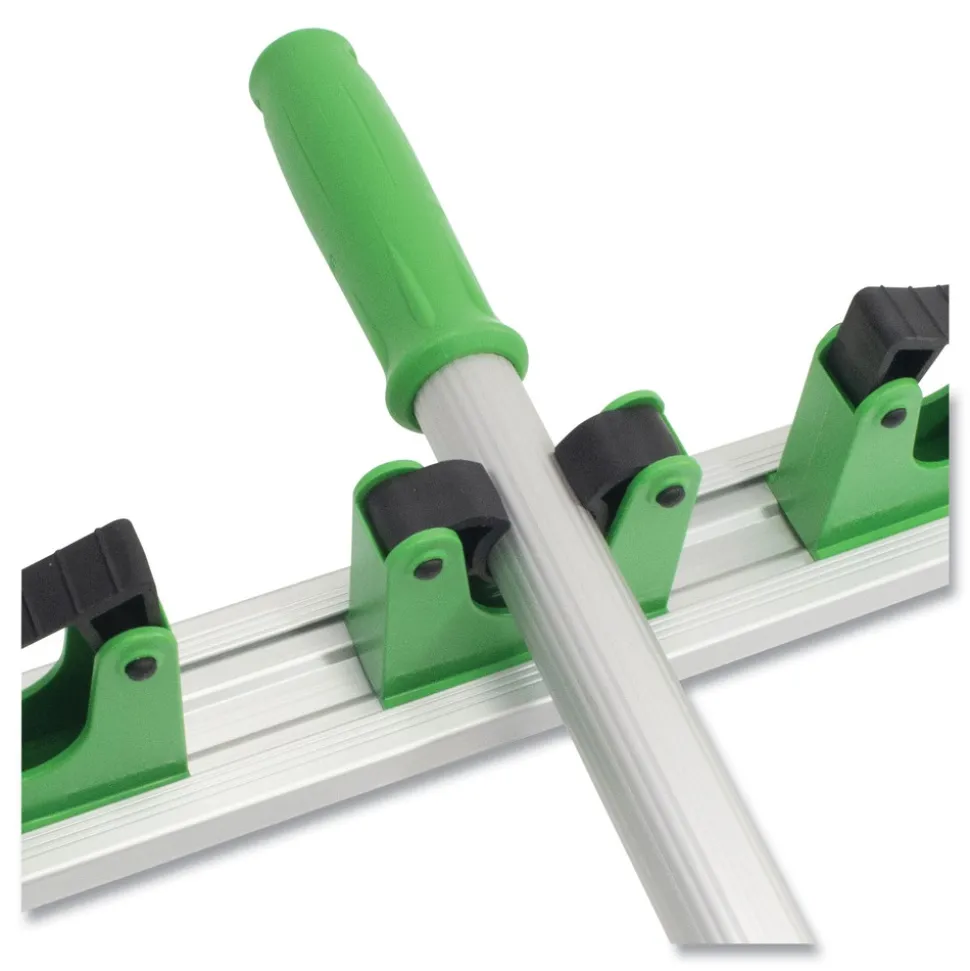 Unger 28 in. x 3.15 in. x 2.17 in. Hang Up Cleaning Holder - Silver/Green