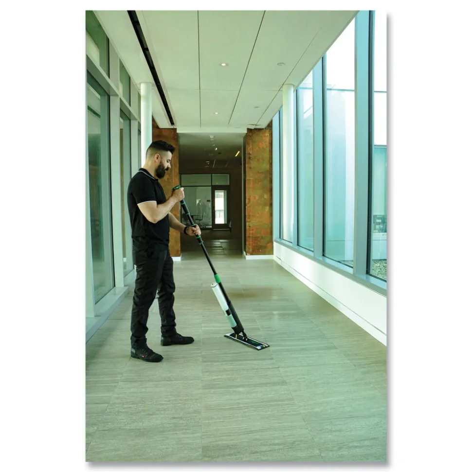 Unger Excella 20 in. Microfiber Head Floor Cleaning Kit - Gray/Black/Green