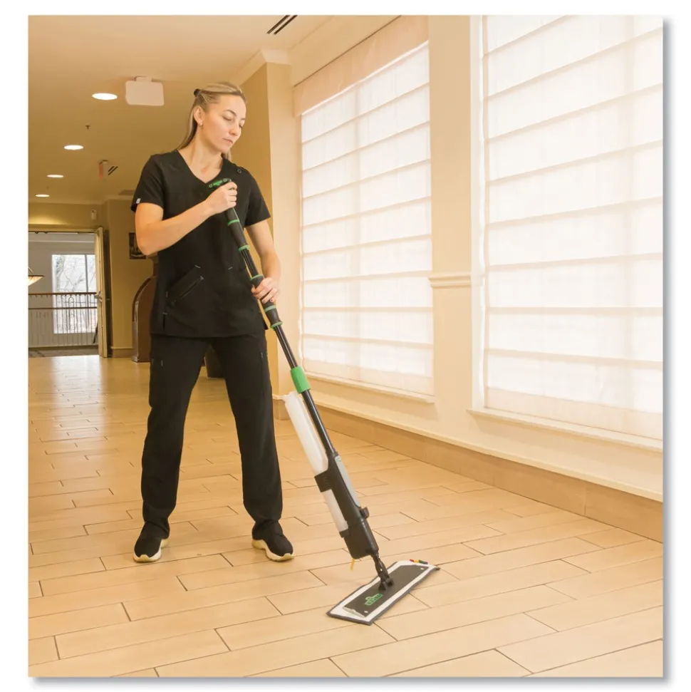 Unger Excella 20 in. Microfiber Head Floor Cleaning Kit - Gray/Black/Green