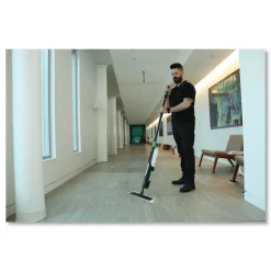 Unger Excella 20 in. Microfiber Finishing Pad - White (5/Pack)