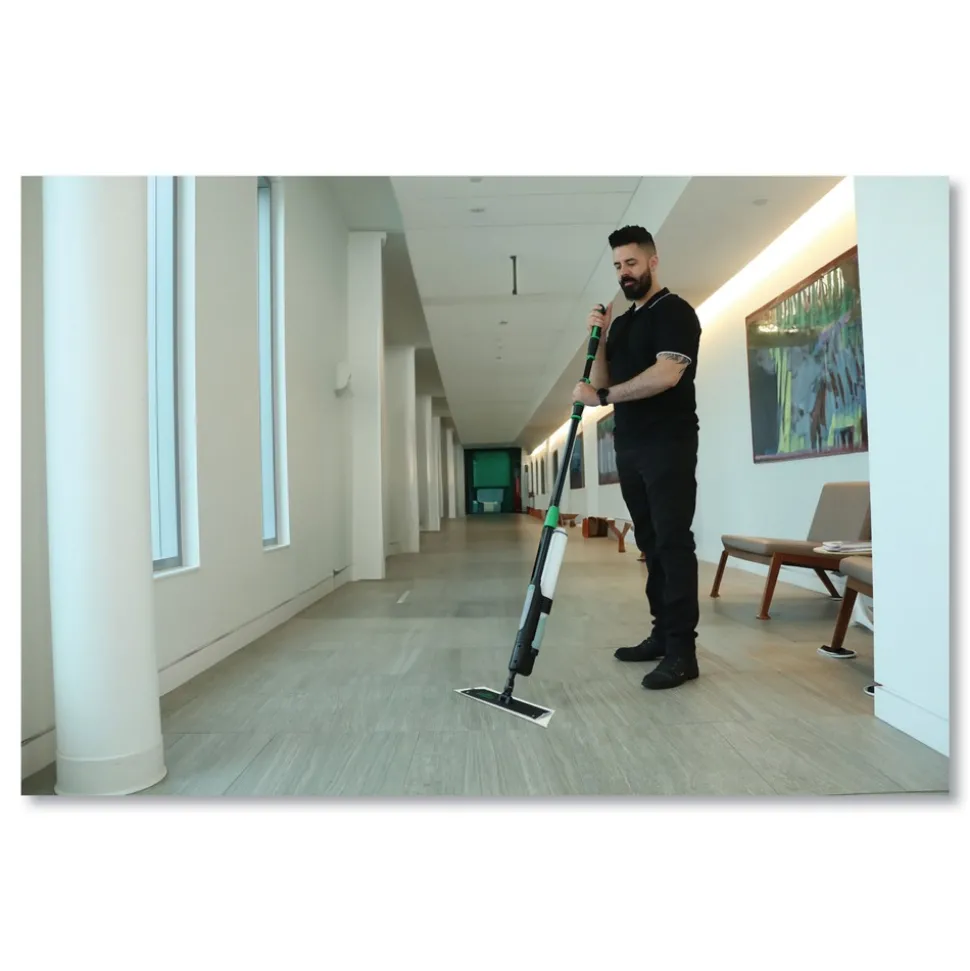 Unger Excella 20 in. Microfiber Finishing Pad - White (5/Pack)