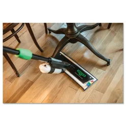 Unger Excella 20 in. x 6 in. Reusable Mopping Pad - Gray with Color-Coding Tabs