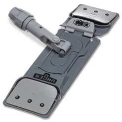 Unger EZ Flat Mop Holders, Plastic Head, 16-in, Gray