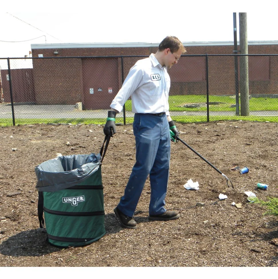 Unger Nifty Nabber 40 Gallon Nylon Bagger - Green