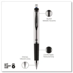 uni-ball 207 Impact Bold 1 mm Retractable Gel Pen - Blue Ink/Black/Blue Barrel