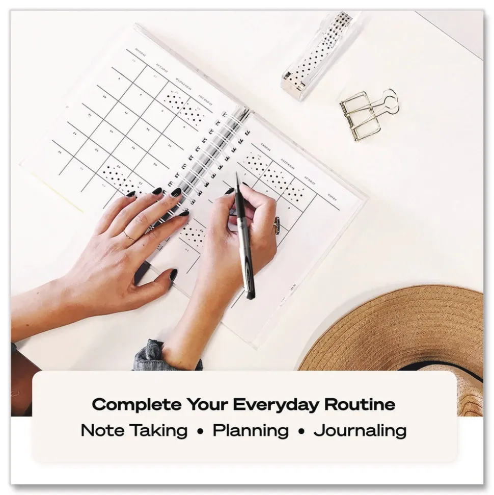 uni-ball 207 Impact Bold 1 mm Retractable Gel Pen - Blue Ink/Black/Blue Barrel