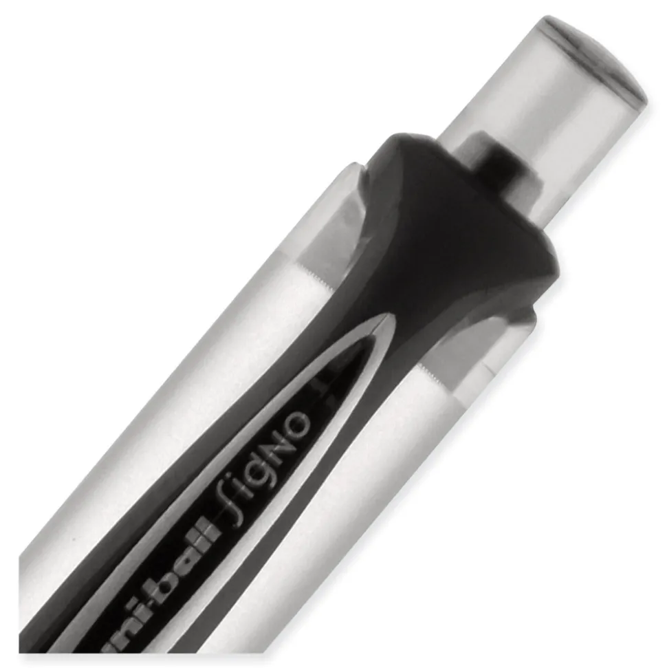 uni-ball 207 Impact Bold 1 mm Retractable Gel Pen - Black Ink/Black Barrel