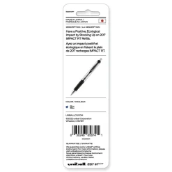 uni-ball 207 Impact RT Gel Bold 1 mm Conical Tip Pen Refills - Blue Ink (2/Pack)