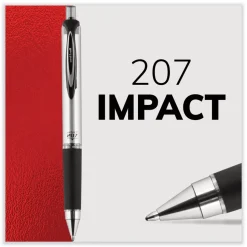 uni-ball 207 Impact RT Gel Bold 1 mm Conical Tip Pen Refills - Black Ink (2/Pack)