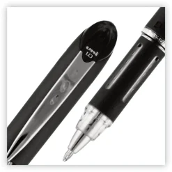 uni-ball Jetstream Bold 1 mm Hybrid Gel Pen - Black/Silver Barrel
